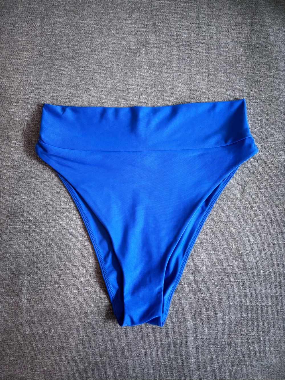 Aerie blue high cut high waist cheeky bikini bottom